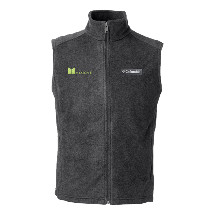 Columbia Men's Big and Tall Steens Mountain Full Zip Soft Fleece Vest, Blk, 3X